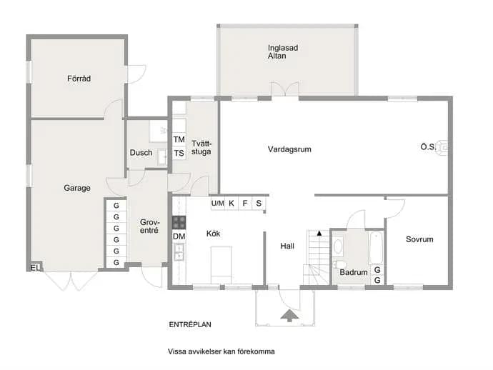 Floor plan for Getostvägen 20