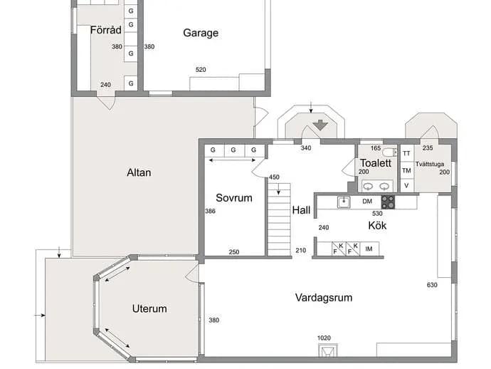 Floor plan for Finnmansvägen 2