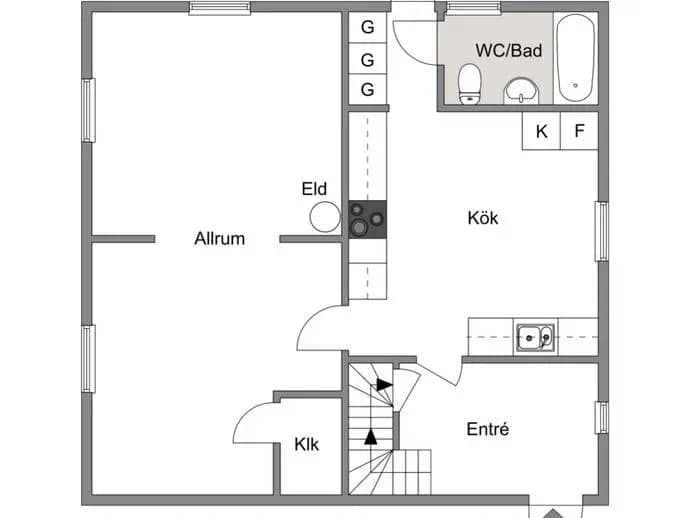Floor plan for Havstenshult 644