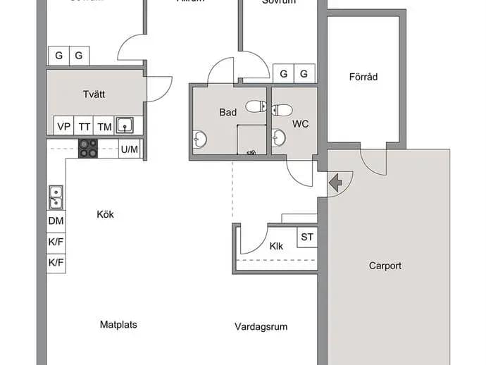 Floor plan for Råstensgatan 7