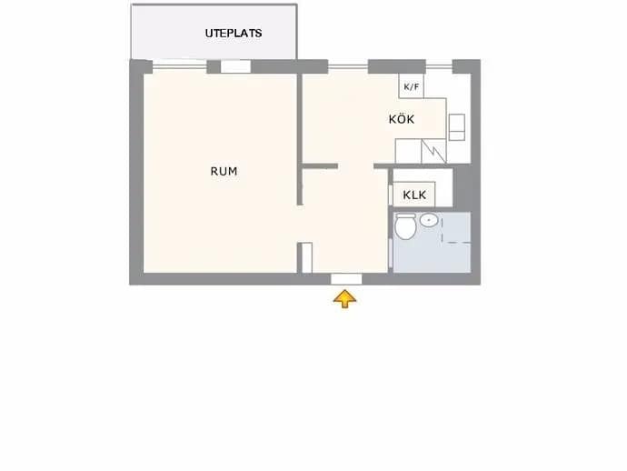 Floor plan for Tullingebergsvägen 2C