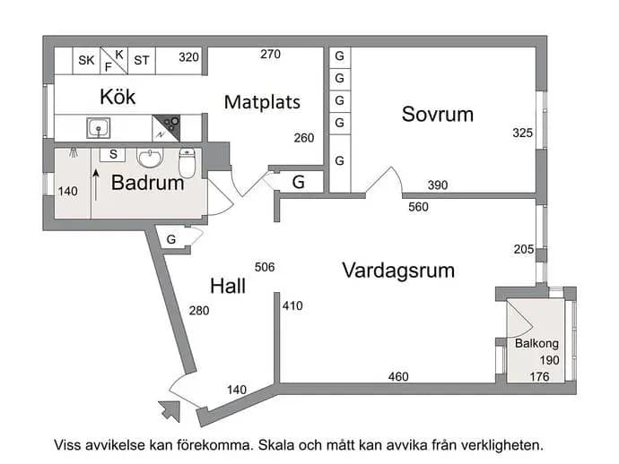 Planritning för Fastlagsgatan 3