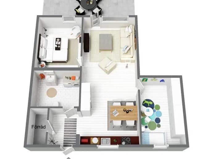 Planritning för Skägglavsvägen 28