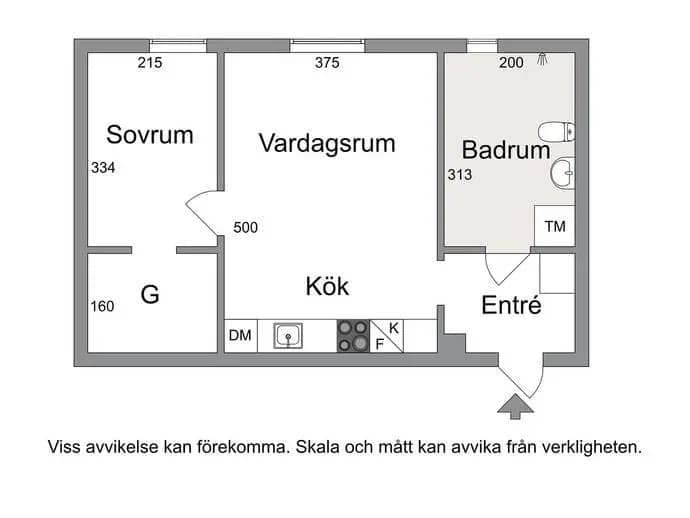 Planritning för Luntgatan 39