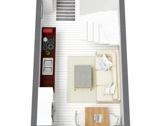 Floor plan for Södersätravägen 19B