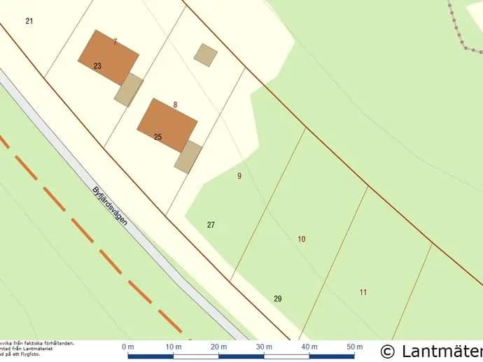 Planritning för Byfjärdsvägen 27
