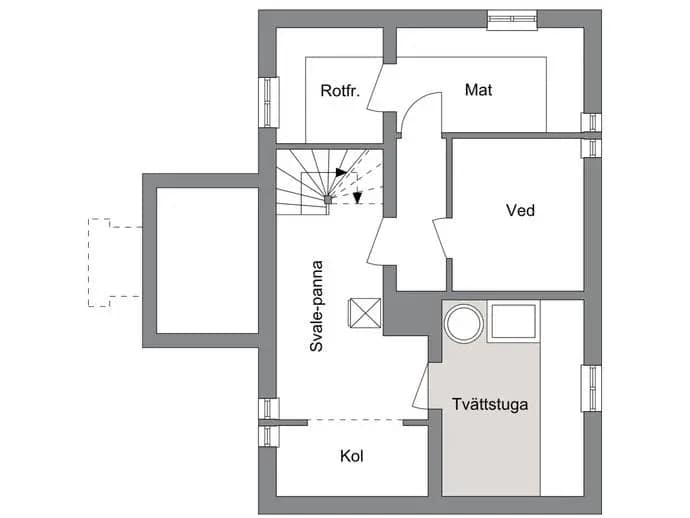 Floor plan for Lagmansgatan 4