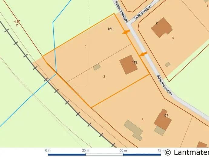 Floor plan for Slättarödsvägen 119