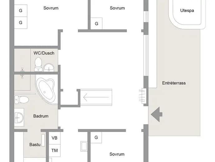 Floor plan for Öringvägen 737