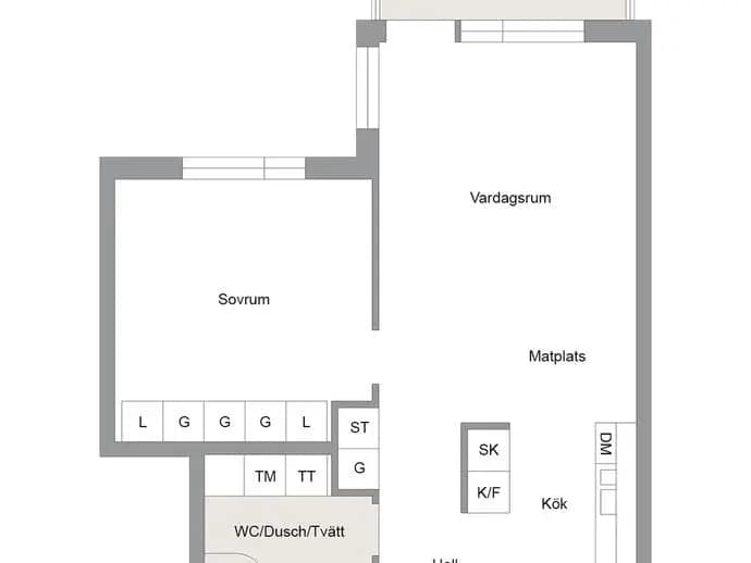 Floor plan for Strömsörgatan 12A