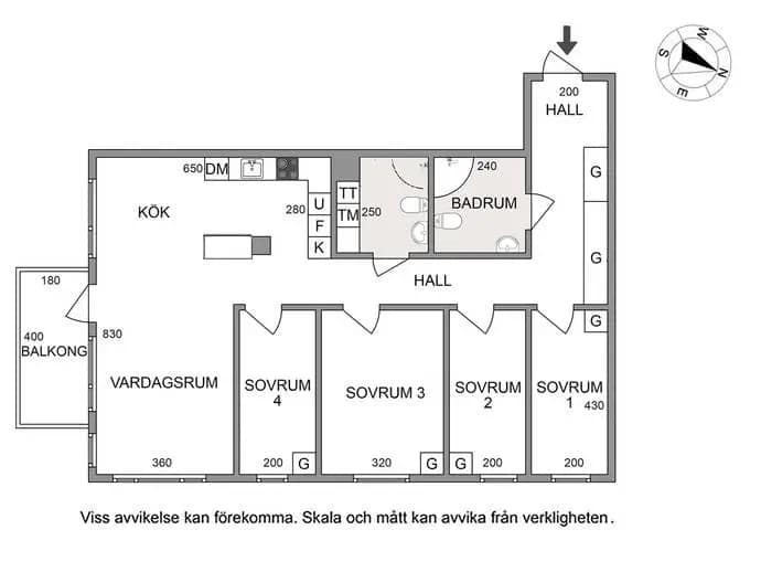 Floor plan for Runstenstorget 4