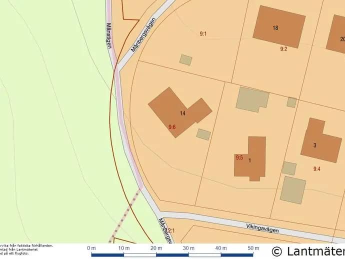 Floor plan for Månbergsvägen 14