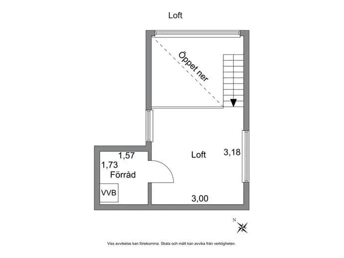 Floor plan for Sankt Eriksvägen 9D