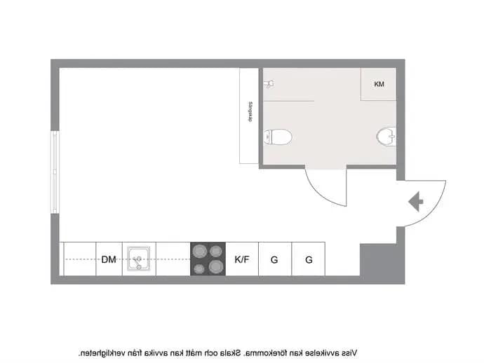 Floor plan for Vendevägen 77A
