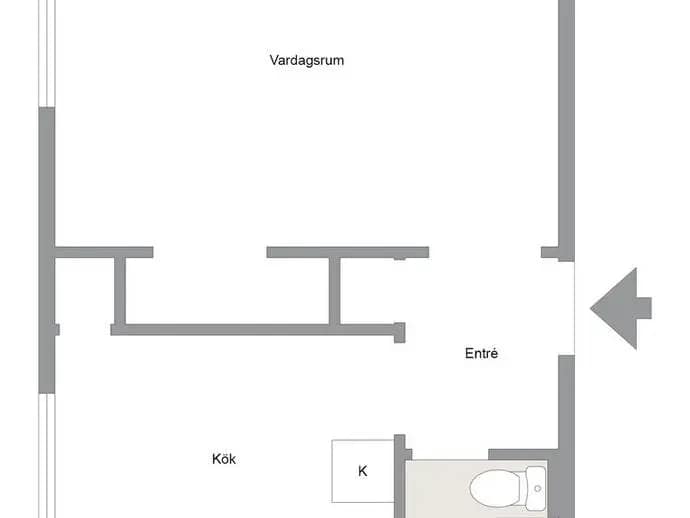 Floor plan for Grådavägen 20