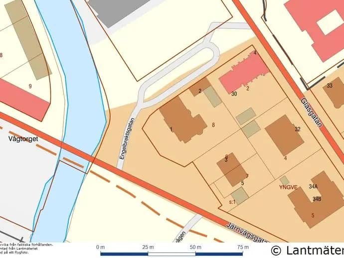 Planritning för Engelbrektsplan 1