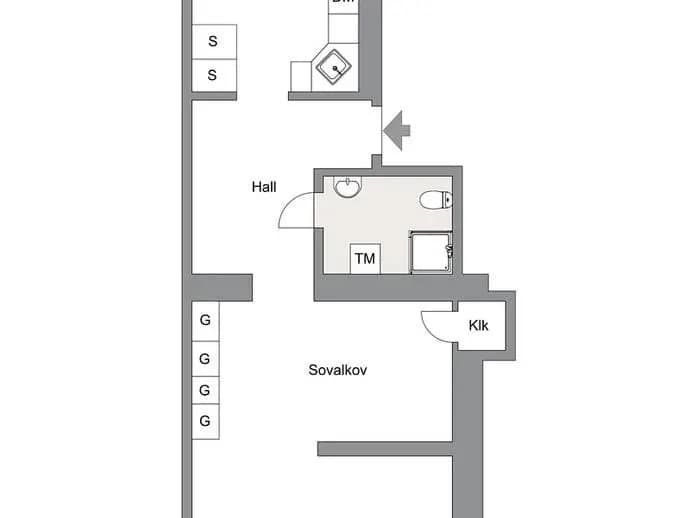 Floor plan for Snöstorpsvägen 20