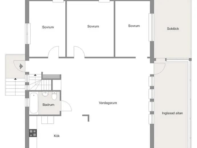 Planritning för Styrmansgatan 20