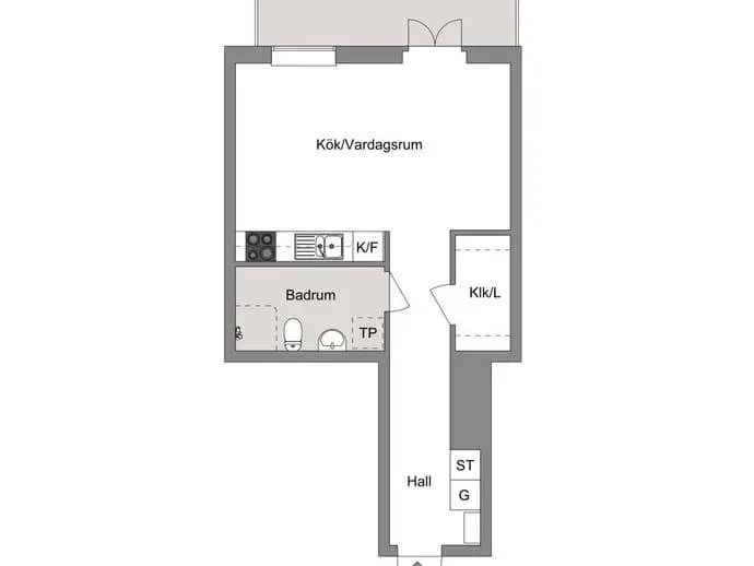 Floor plan for Ekholmsvägen 307