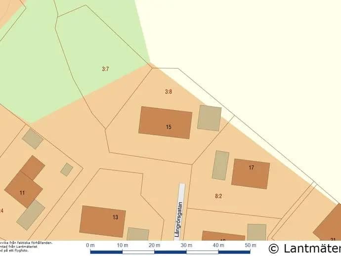 Planritning för Långrörsgatan 15