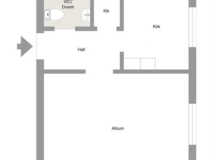 Planritning för Klintbergsgatan 10