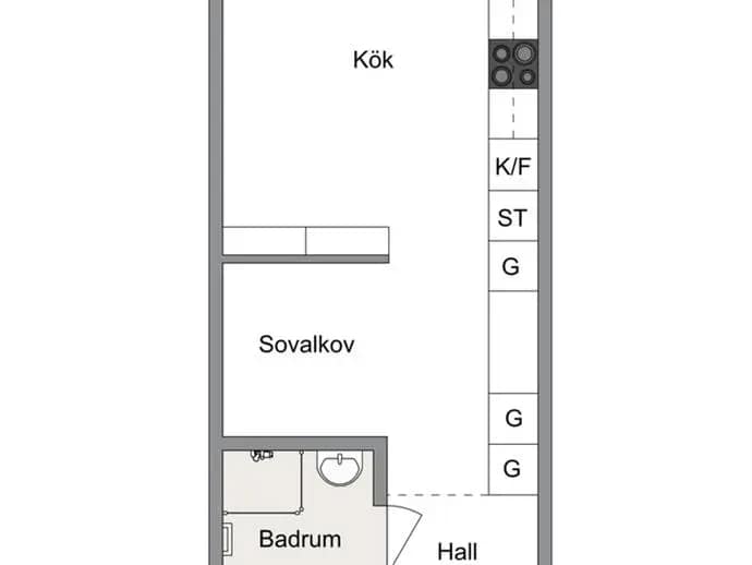 Planritning för Drabantgatan 7