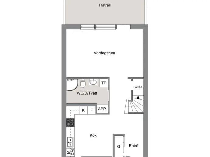 Floor plan for Adelas väg 4