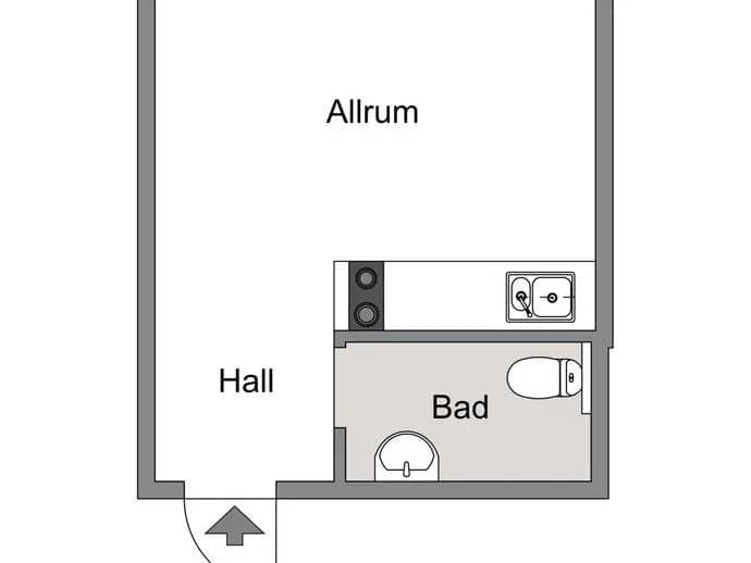 Floor plan for Lötsjövägen 57
