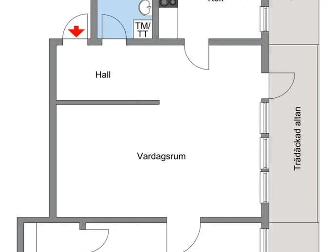 Floor plan for Skarpbrunnavägen 143