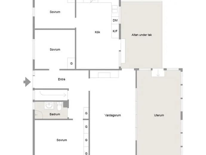 Floor plan for Skogsfrustigen 11
