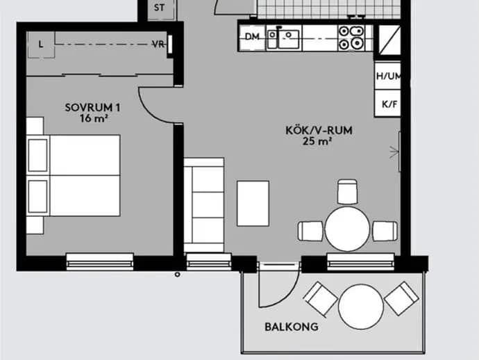Floor plan for Myntbacken 17