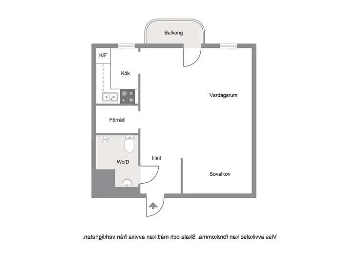 Floor plan for Västra Ringgatan 33