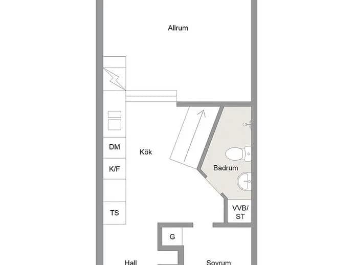 Floor plan for Sjungarbacken 1135