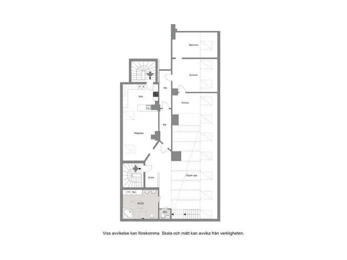 Floor plan for Stenvinkelsgatan 11 A
