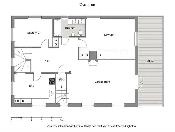 Floor plan for SKÄLBYVÄGEN 101