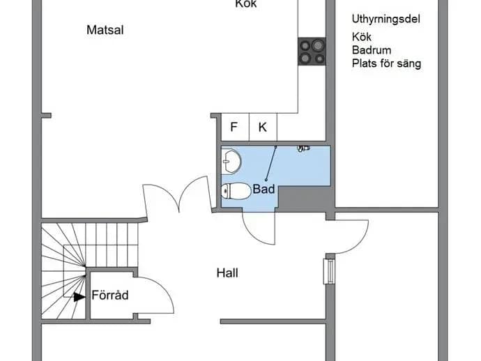 Floor plan for Postängsvägen 254