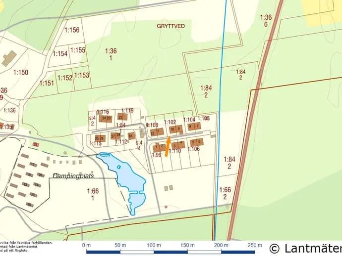 Planritning för Gryttved Valfjällsbyn 10