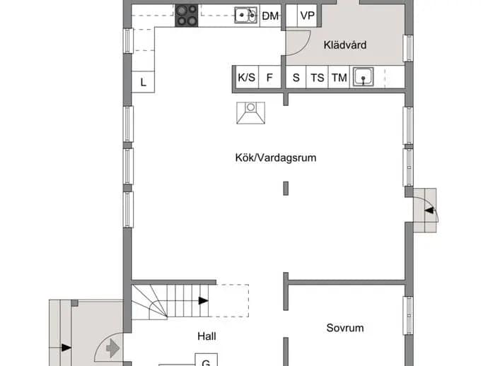 Floor plan for BOSKAPSVÄGEN 4