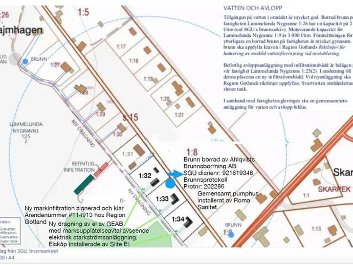 Floor plan for Lummelunda Nygranne 185B