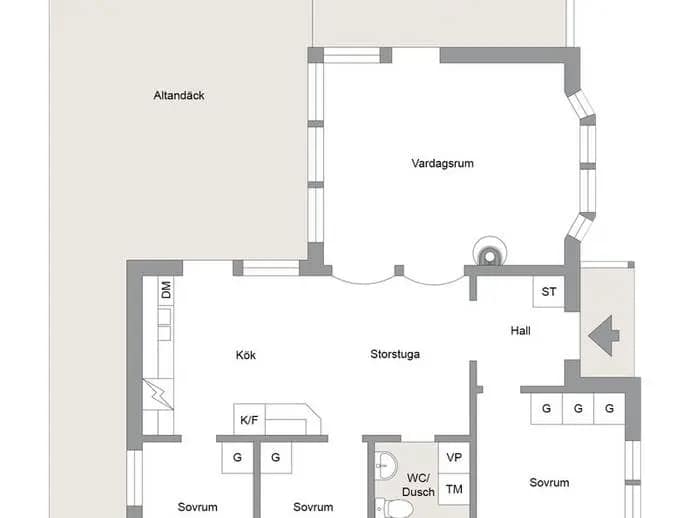 Floor plan for Lerglo 5