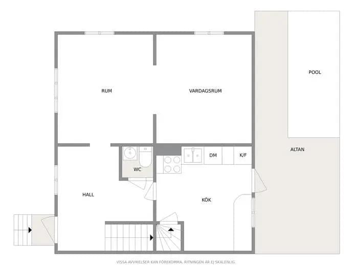 Floor plan for Saleboda Svanvägen 1