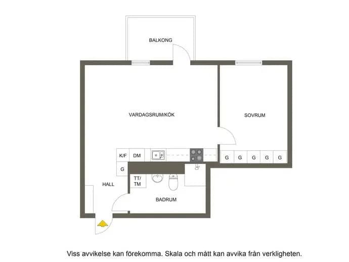 Floor plan for KÄLLTORPSVÄGEN 11 - vån 15/15