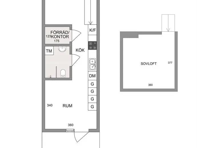 Planritning för Storseglet 55