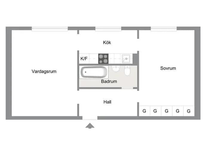 Floor plan for Stenbockens gata 118