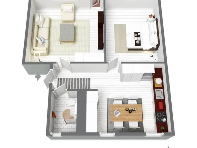 Floor plan for Lars Kaggsgatan 45A