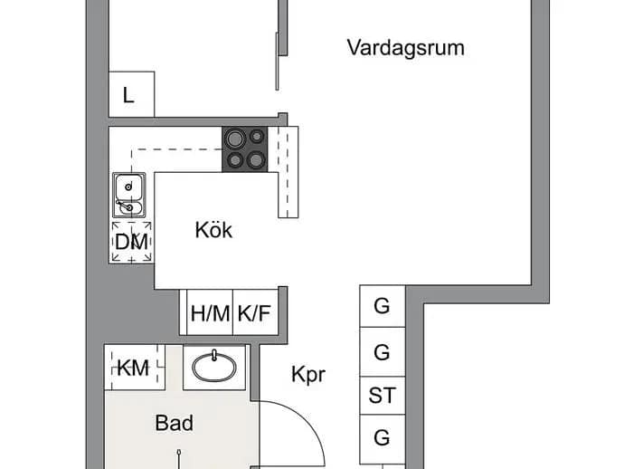 Floor plan for Råcksta Gårdsväg 28