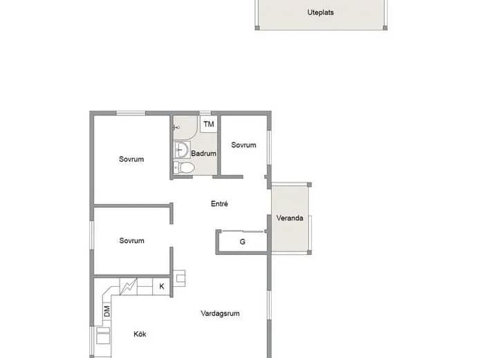 Floor plan for Propellervägen 3
