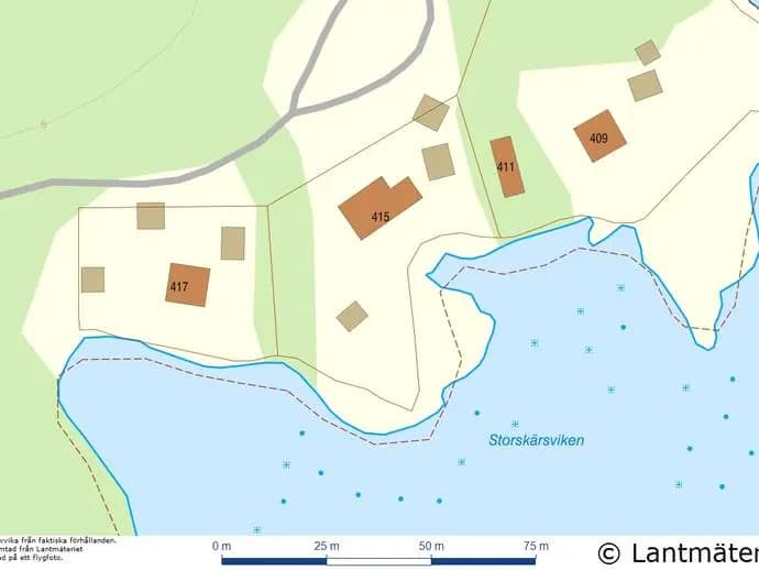 Planritning för Storskärsviken 415