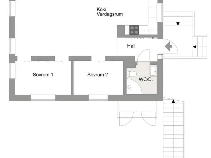 Floor plan for Panorama #19 - Kullbergsvägen 47