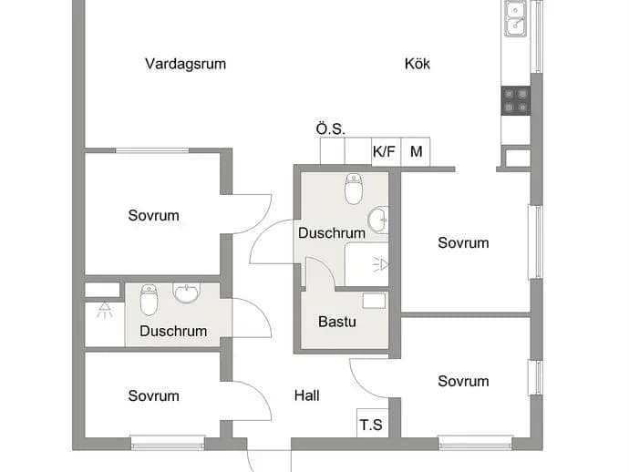 Floor plan for Å-Hus F08, Skogsbrovägen 11
